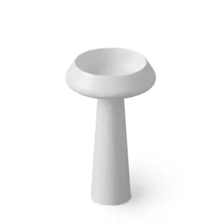 Dea Design Pedestal Basin Раковина 54.5x54.5х90см., напольная, без отв., Solid Surface, цвет: White №18