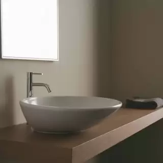 Globo Lavabi d'arr Раковина 50х50х14 см, без отв., без перелива, цвет: белый