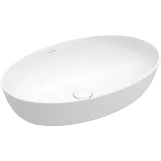 Villeroy&Boch Artis Раковина 61х42х12.5см., накладная, без отв., без перелива, TitanCeram, цвет: альпийский белый