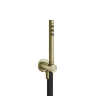 Gessi 316 Душевой комплект: ручной душ, держатель, шланг 150см, цвет: Brushed Brass PVD