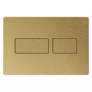 TECEsolid Панель смыва с двойной системой смыва для унитаза, цвет: латунь