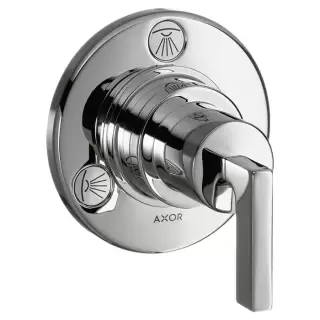 Axor Citterio Встраиваемый запорный вентиль, переключателем потоков на 3-4источника, цвет: хром
