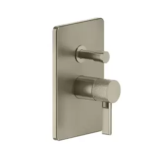 Gessi Inciso Смеситель для душа, встраиваемый, на 2 источника, с автоматическим переключателем, цвет: finox