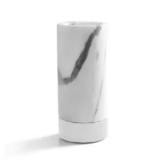 3SC Apuana 2.0 Стакан настольный, цвет: мрамор Bianco Statuario/белый матовый