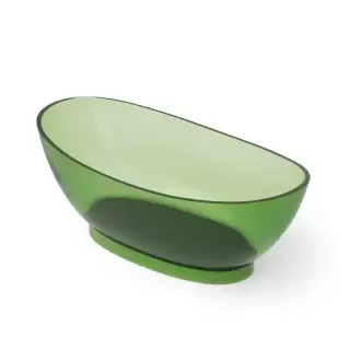 Dea Design Elegant Ванна 179x88x64см., отдельностоящая, Glasstech, прозрачная смола, цвет: Emerald R3