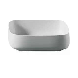 Artceram Cognac Раковина накладная Quadro 56x41 см, saniglaze, цвет: белый глянцевый