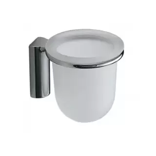 Colombo Luna Стакан подвесной, цвет: хром/матовое стекло