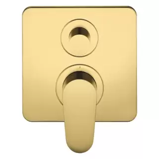 Axor Citterio M Смеситель для ванны, встраиваемый, с переключателем на 2 потока, цвет: полированное золото