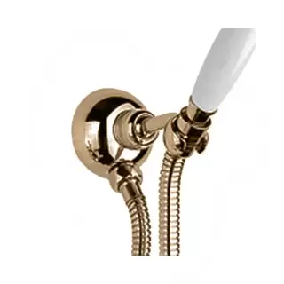 Nicolazzi Держатель душевой ручного душа, с подводом воды 1/2", цвет:  BRONZED PLATED