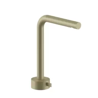 Fantini AF/21 Смеситель для раковины, 1 отв., высокий излив: 15.5 см, цвет: Matt British Gold PVD