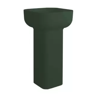 Simas Balloon Раковина с колонной 45x45xh65 см, без отв под смеситель, без перелива, цвет: mirto matt