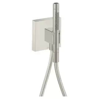 Axor Shower Porter Душевой гаринитур, c ручным душем с 2 режимами, шланг 125см, настенный, цвет: сталь