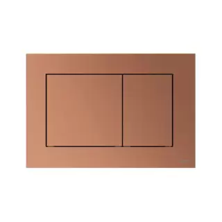 TECEnow Панель смыва унитаза для системы двойного смыва, цвет: Красная бронза металлик