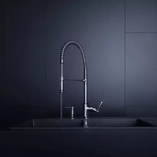 Axor Montreux Смеситель для кухни, однорычажный, на 1 отв., с выдвижной лейкой, цвет: хром