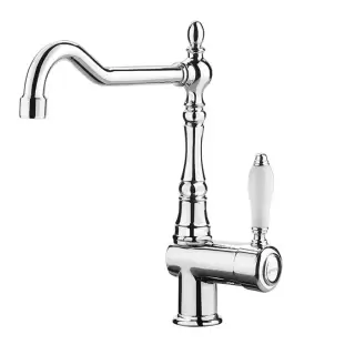 Carlo Frattini Kitchen Смеситель для кухни, вращающийся излив, цвет: хром