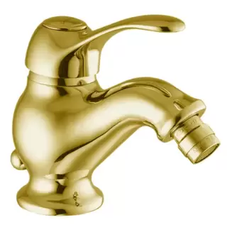 Fima Carlo Frattini Lamp Смеситель для биде, на 1 отв., с донным клапаном, цвет: золото