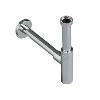 SIMAS Сифон цилиндрической формы для раковины, хром