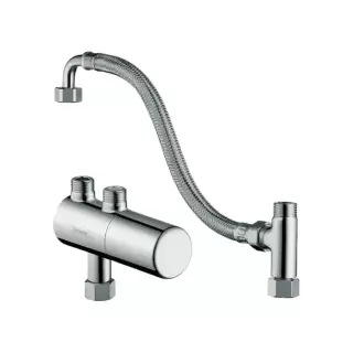Hansgrohe Ecostat Термостат для душа, встраиваемый, цвет: хром