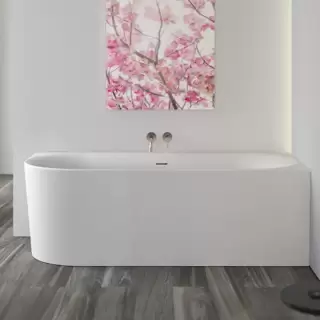 Knief Fresh Left Ванна акриловая в правый угол 180х80х60см, щелевой перелив SLOT, цвет: белый