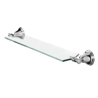 TW Harmony 018, стеклянная полочка 71см, подвесной, цвет: хром