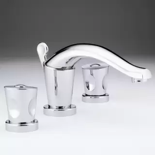 THG Bagatelle metal Смеситель для раковины, 3 отв., цвет: хром