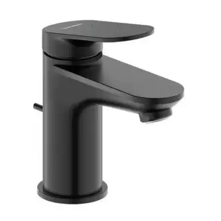 Duravit Circle M Смеситель для раковины, на 1 отв., с донным клапаном, цвет: черный матовый