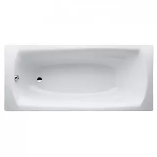 Laufen Palladium стальная ванна встраиваемая 1700x750 мм, эмалированная сталь (3,5 мм), шумоизоляционное покрытие, без отверстий для ручек, цвет: белый