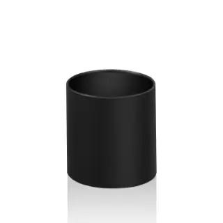 Decor Walther DW 105 Ведро для мусора, напольное, цвет: черный матовый