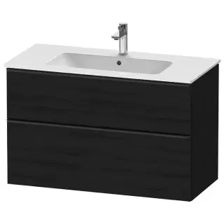 Duravit D-Neo Тумбочка подвесная 101х46.2x62.5см., раковина, 1 ящик цвет: Black Oak