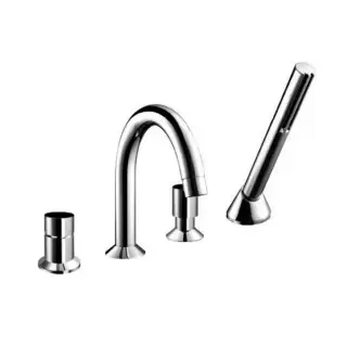 Fantini Nostromo Смеситель на борт ванны, цвет: хром