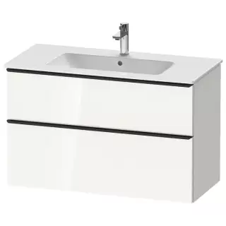 Duravit D-Neo Тумбочка подвесная 101х46.2x62.5см., раковина, 1 ящик цвет: белый высокоглянцевый