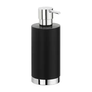 Colombo Nordic Дозатор для жидкого мыла, настольный, цвет: хром/черный