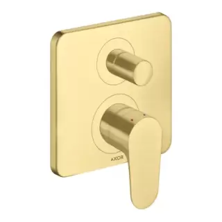 Axor Citterio M Смеситель для ванны, встраиваемый, с переключателем на 2 потока, с защитой, цвет: шлифованная медь