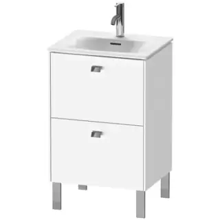 Duravit Brioso База напольная 52x41.9x68.5см с раковиной, 2 ящика, цвет: глянцевый белый