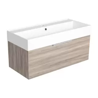 SIMAS AGILE Тумба подвесная 100x46xh40 см, для раковины AG101., 1 ящик, ручка матовый хром, цвет: LAVA