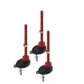 TECE Комплект опор TECEdrainprofile для сифона. регул 95-194 мм,компл-3 монт опоры с крепл и колпачками