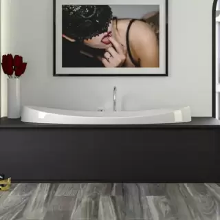 Knief Venice Fit Ванна встроенная 180x83x74см с ножками (перелив щелевой), без слива-перелива, цвет: белый (продается со сливом 0100-091-06)