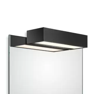 Decor Walther Box 1-25 N LED Светильник на зеркало 25x10x5см, светодиодный, 1x LED 18.4W, цвет: черный матовый