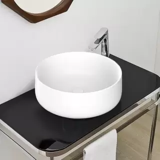 Artceram Cognac Раковина 33.5х16 см, без отв., накладная, без перелива, цвет: белый матовый