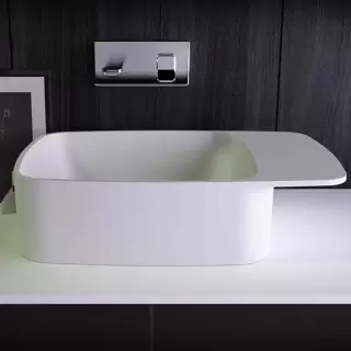 KNIEF Pride Раковина 67х40х15 см, без отв., цвет: белый матовый