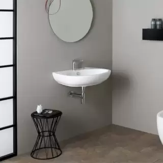 Simas Bormio Раковина 66х51 см, 1 отв., цвет: белый