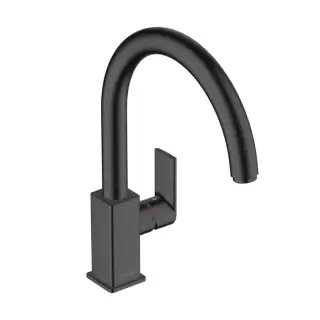 Hansgrohe Vernis Shape M35 Смеситель для раковины, однорычажный, излив 260 мм, цвет: матовый черный