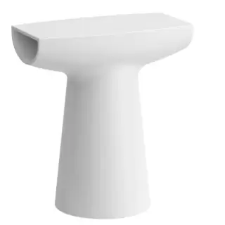 Laufen Home collection Керамическая скульптура 38х20х42см., BABOON, напольная, цвет: белый матовый