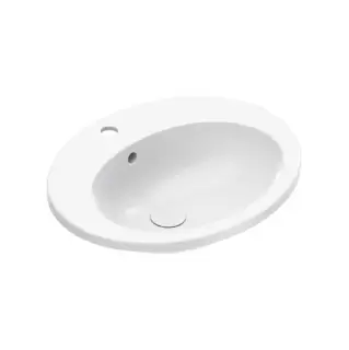 Catalano Italy Раковина 57x47см встраиваемая, с 1 отв., цвет: белый глянцевый