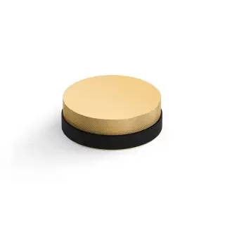 Decor Walther Club Дверной стопор 3.1x9x9см., круглый, цвет: золото