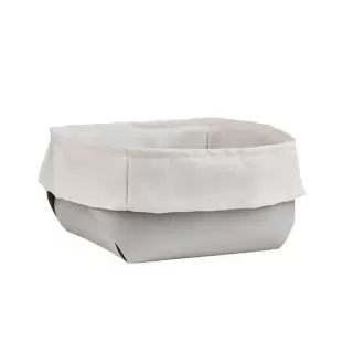 ADJ Корзина для хлеба, 20x20xH9 см., цвет: устричный/пепельная роза