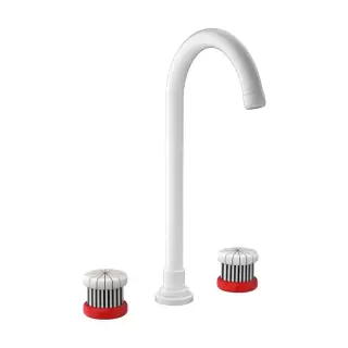 Nicolazzi Festival Смеситель для раковины на 3 отв., цвет: NEM +ручки FESP003+FESP004