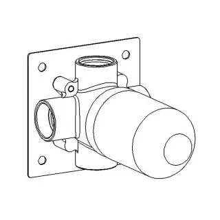 Carimali Встраиваемая часть дивертора на 3 потока воды