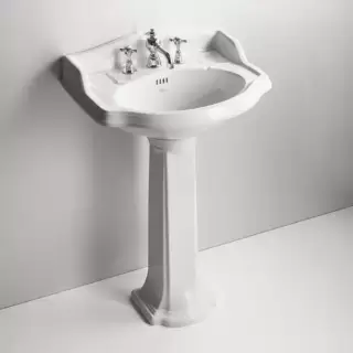 SIMAS Arcade Раковина 59х46 см, 3 отв., цвет: белый