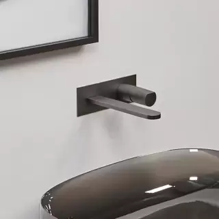 Antonio Lupi Indigo Смеситель для раковины, встраиваемый, излив: 250мм, цвет: графит